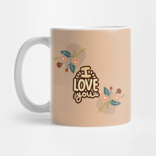 Flowers Love Valentine's Day Mug